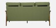 Valery Solid Wood 3 Seater Sofa In Green Colour