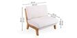 Varna Boucle Upholstered 3+2+1+1 Sofa Set In White Color