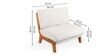 Varna White Boucle Upholstered 1+1 Seater Sofa Set