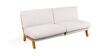 Varna White Boucle Upholstered 2 Seater Sofa Set