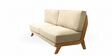 Varna White Boucle Upholstered 3 Seater Sofa Set