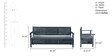 Vayaka Sheesham Wood 3 Seater Sofa With Storage In Provincial Teak Finish