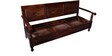 Vayaka Sheesham Wood 3 Seater Sofa With Storage In Provincial Teak Finish