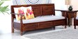 Vayaka Sheesham Wood 3 Seater Sofa With Storage In Provincial Teak Finish