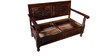 Vayaka Sheesham Wood 2 Seater Sofa With Storage In Provincial Teak Finish