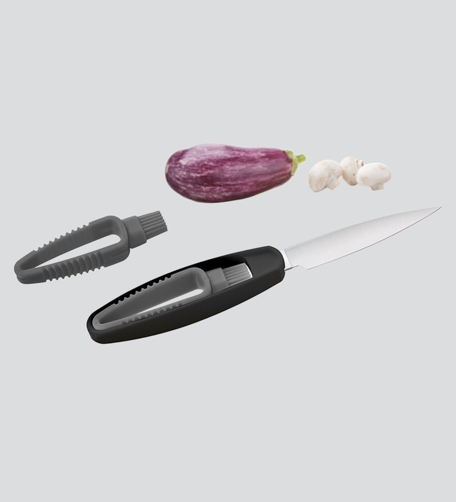 Vacu Vin Stainless Steel Pating Knife with Brush (2 in 1)