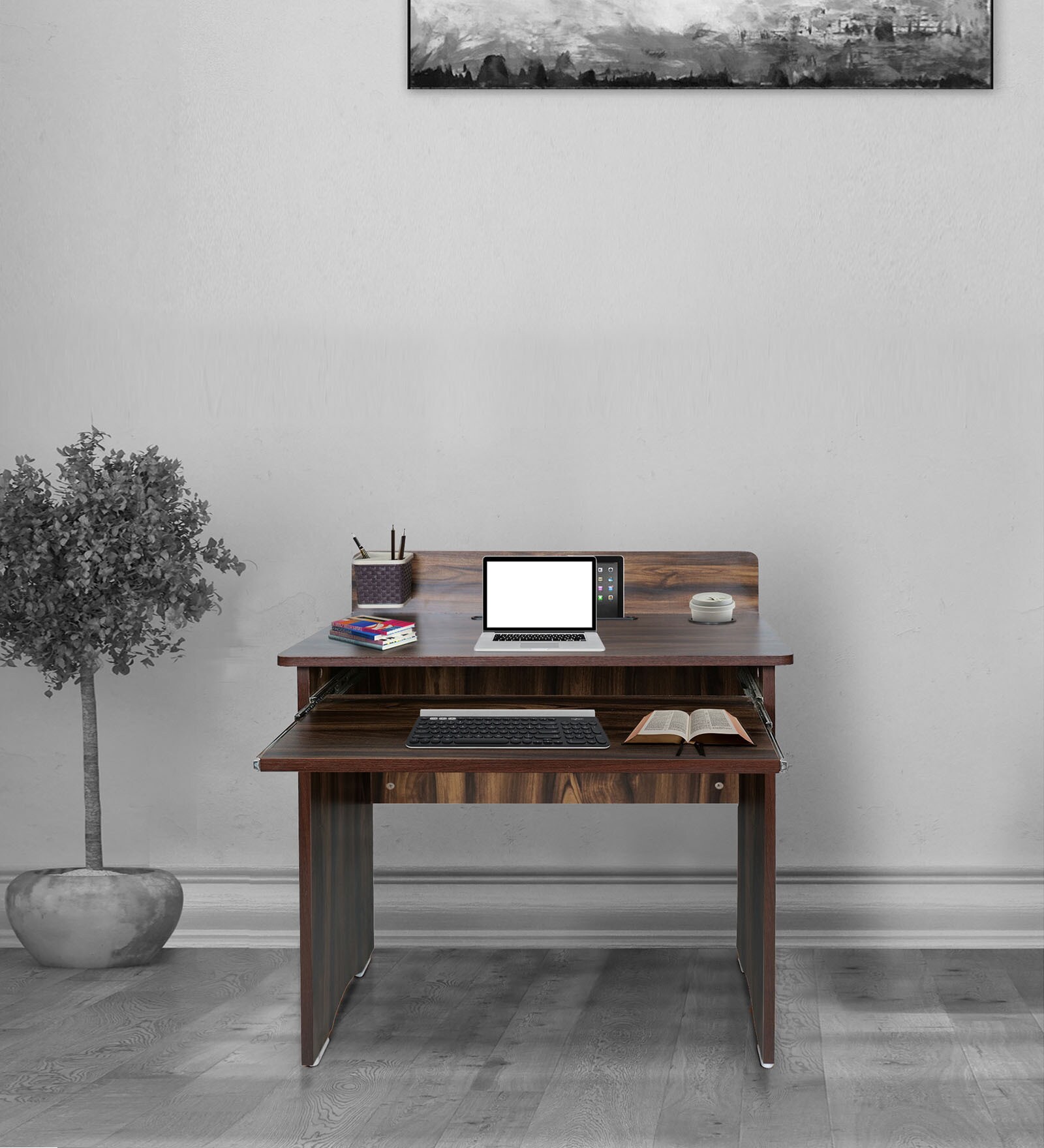 Buy Valent Writing Table in Dark Walnut Finish at 10 OFF by fullstock