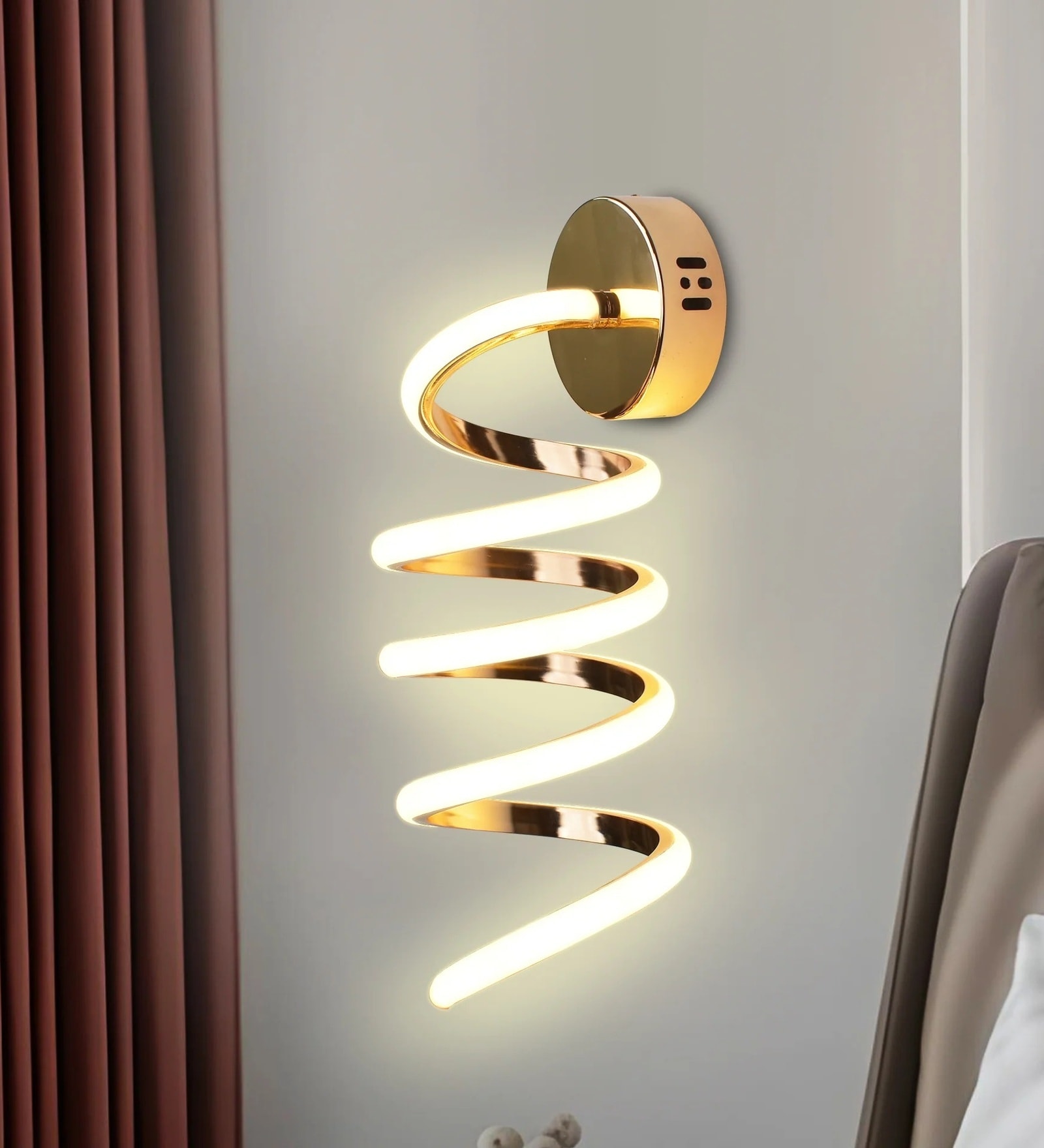 Valerie Modern Indoor Wall Lamp | Elegant Designer Wall Light for Living Room, Bedroom & Hallway | Soft Ambient Illumination