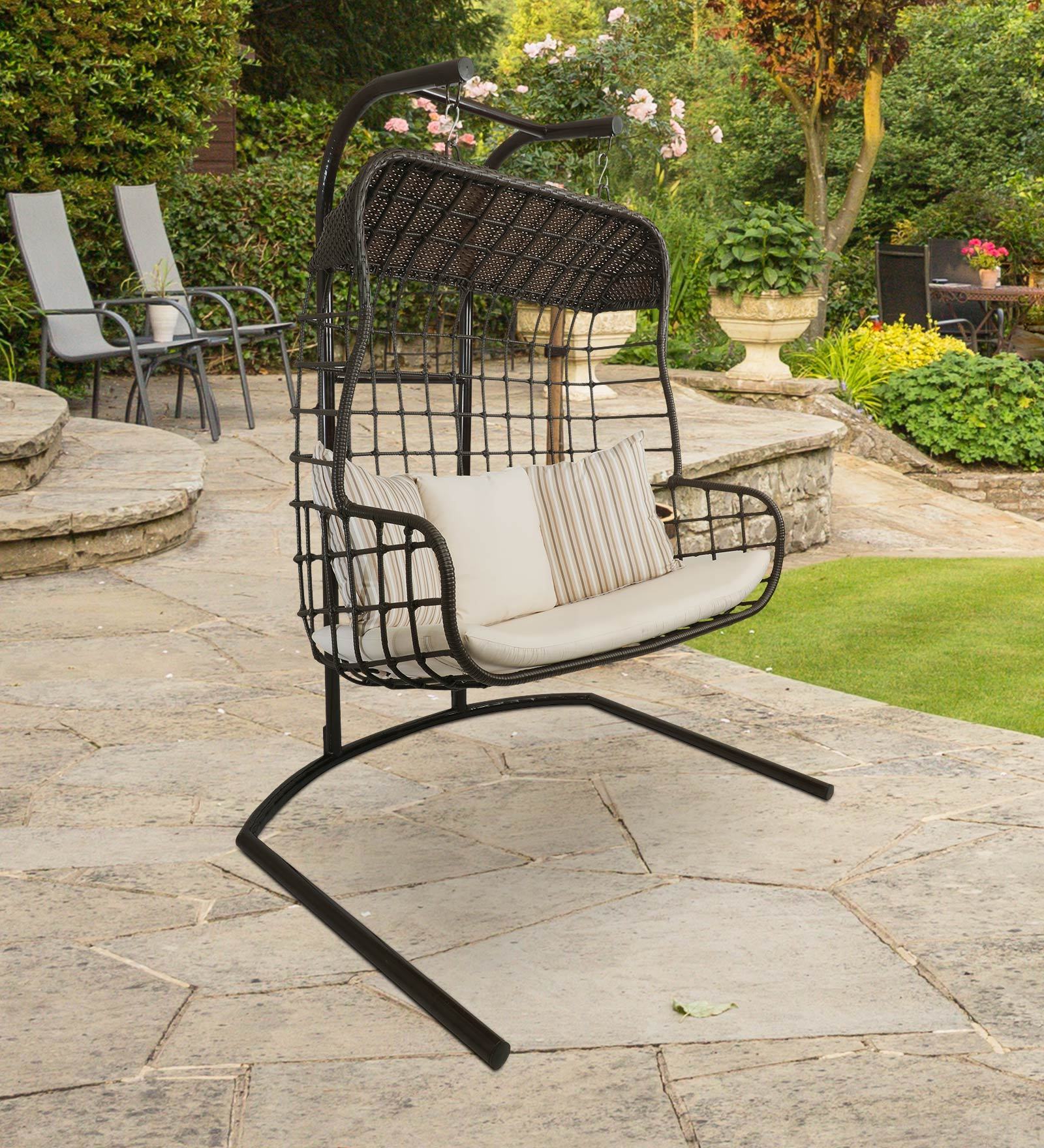 Valletta swing chair with stand Clearance