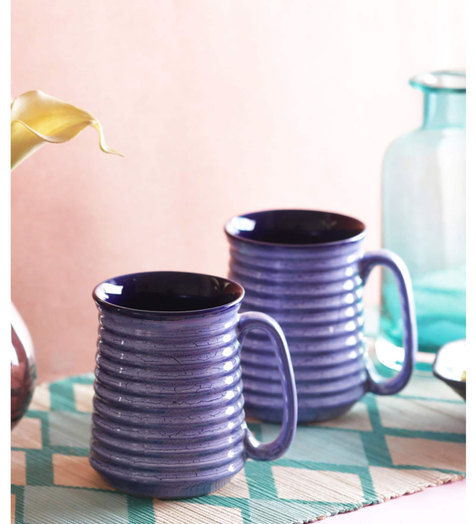 Ceramic 300 ML Mug- Set of 2
