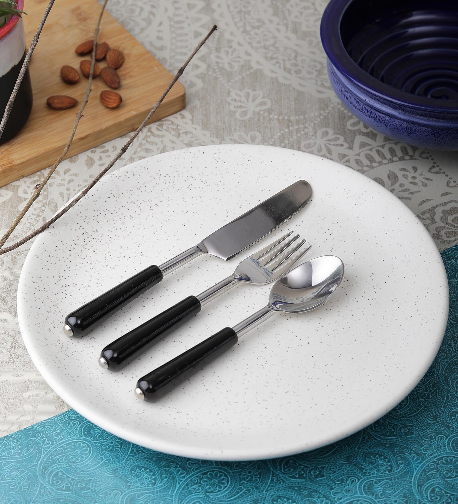 Stainless Steel Spriral Cutlery Set of 3