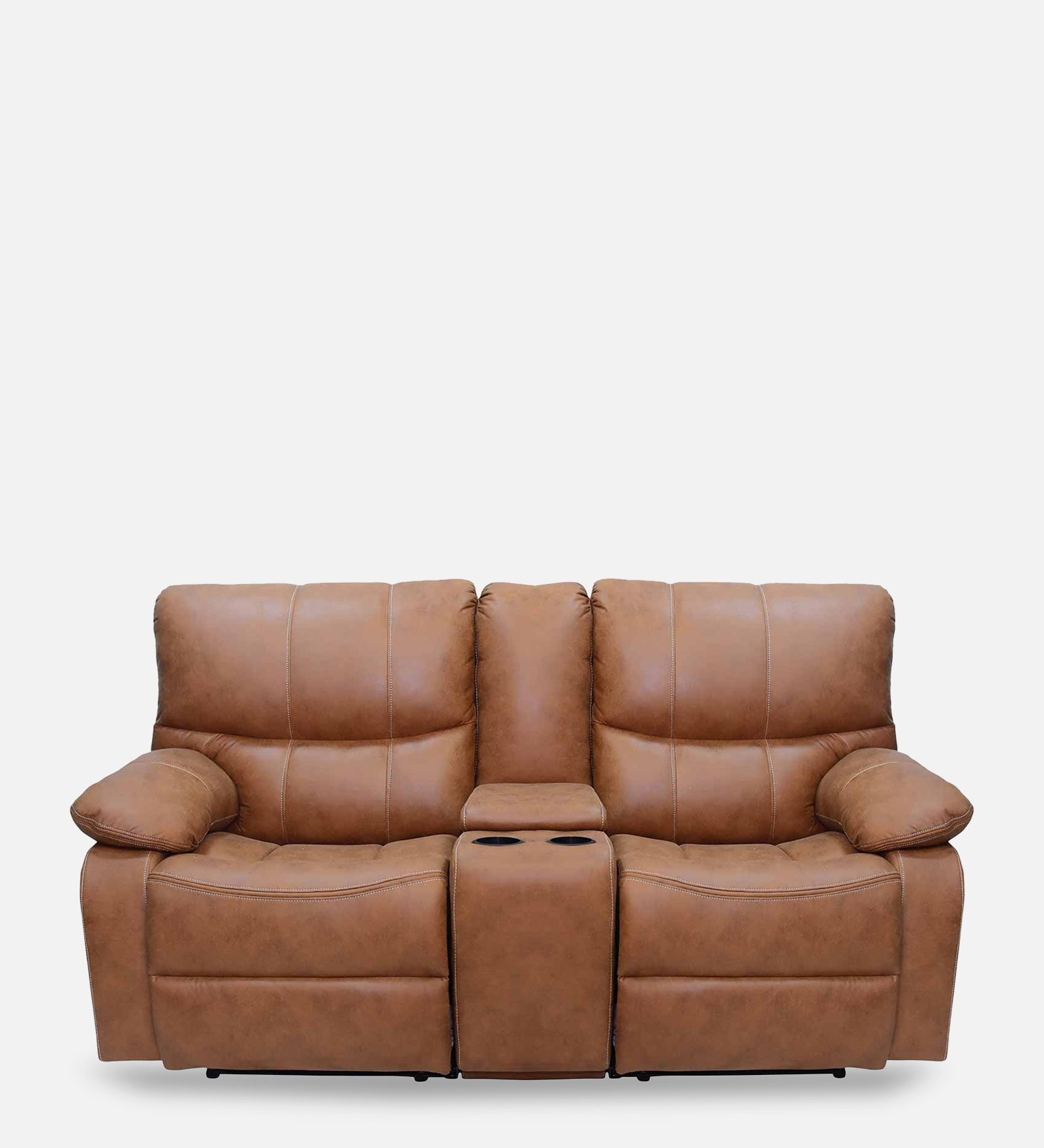 Buy Vaudeville Leatherette 2 Seater Motorised Recliner In Brown Colour At 44 Off By Estre 9305