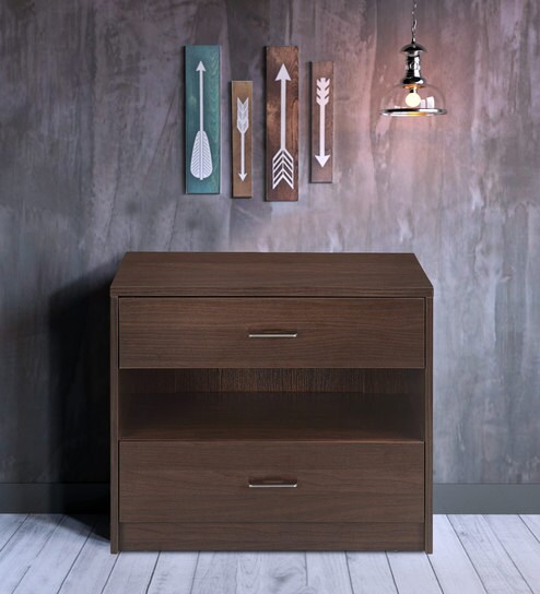 Buy Valentino Chest Of Drawers In Dark Walnut Finish By Home