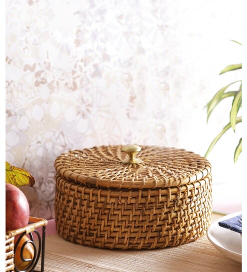 Buy Vareesha Bamboo Cane Multipurpose Casserole Online Plastic
