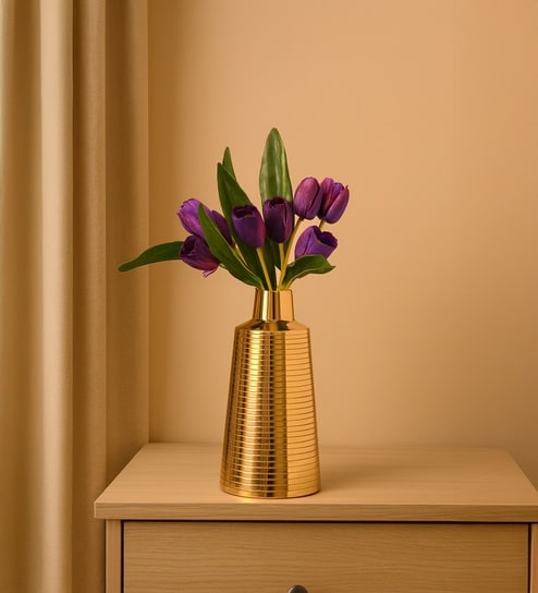 market 99 Golden Metal Flower Holder-picture-20