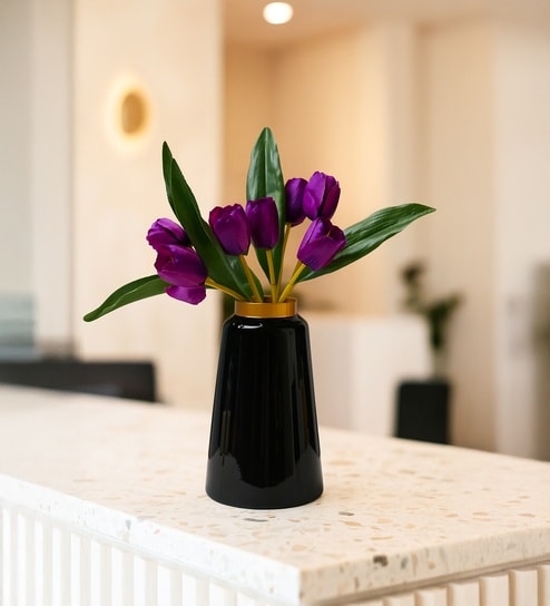 market 99 Black Metal Flower Holder-picture-27