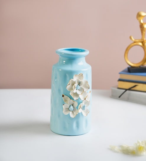 market 99 Blue Ceramic Vase-picture-19