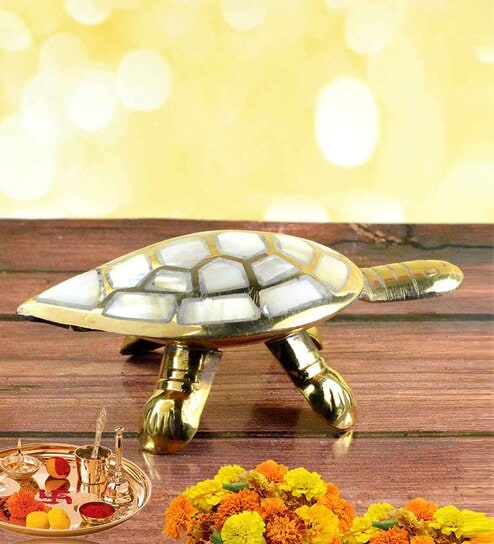 Vastu Feng Shui Triple Tortoise Turtle Family for Protection, Good Luck, Wealth and Longevity