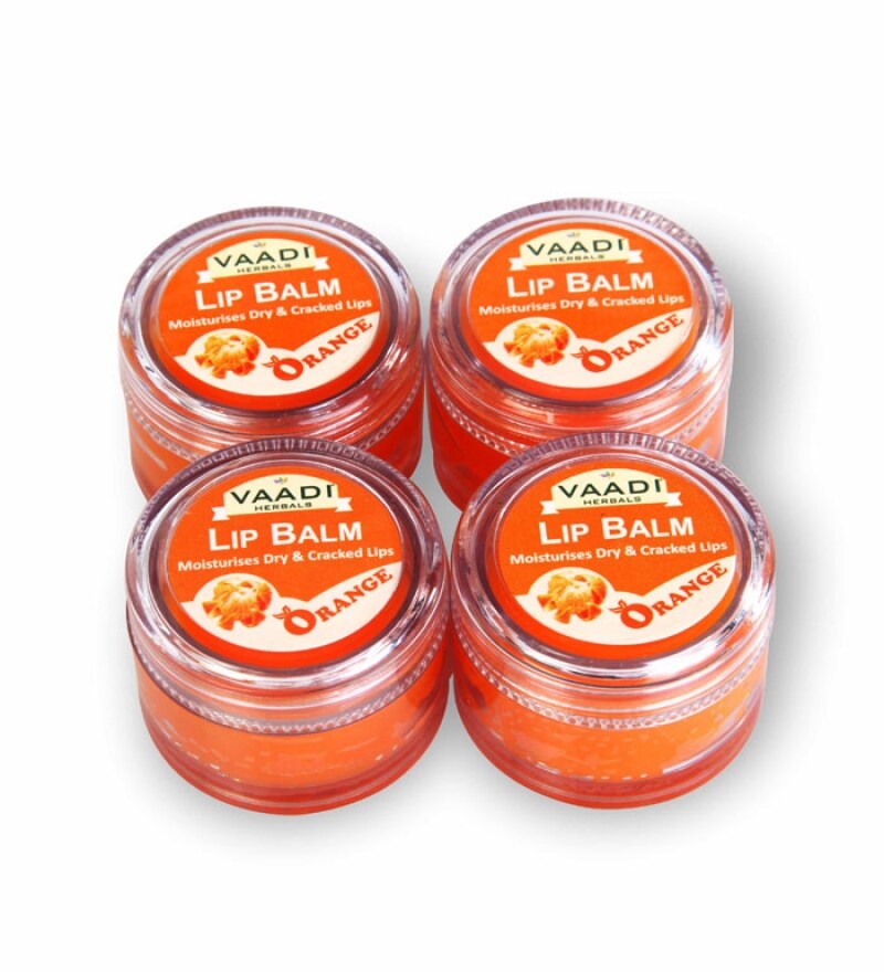 vaadi orange lip balm