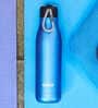 Vaccum insulated 500ml Blue Stainless Steel Bottle