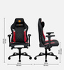 Vaden Gaming Chair in Black & Red Colour