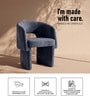 Vaerelle Sculpt Lounge Chair In Steel Blue Colour