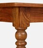 Vaina Solid Wood 6 Seater Dining Table In Provincial Teak Finish