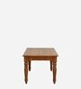 Vaina Solid Wood 6 Seater Dining Table In Provincial Teak Finish