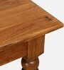 Vaina Solid Wood 6 Seater Dining Table In Provincial Teak Finish