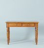 Vaina Solid Wood Console Table In Provincial Teak Finish