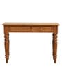 Vaina Solid Wood Console Table In Provincial Teak Finish