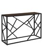 Val Console Table in Black Finish