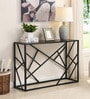 Val Console Table in Black Finish