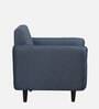 Minami Fabric 1 Seater Sofa in Blue Colour