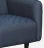 Minami Fabric 1 Seater Sofa in Blue Colour