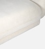 Vale Fabric 1 Seater Sofa with Leatherette Cladding in Beige Colour
