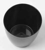 Plastic Black Flower Desk Pots
