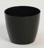 Plastic Black Flower Desk Pots