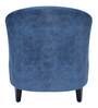 Valencia Fabric Barrel Chairs in Blue Colour Set Of 2