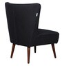 Valencia Accent cum Lounge Chair in Black Colour