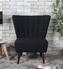 Valencia Accent cum Lounge Chair in Black Colour