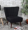 Valencia Accent cum Lounge Chair in Black Colour