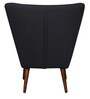 Valencia Accent cum Lounge Chair in Black Colour