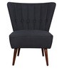 Valencia Accent cum Lounge Chair in Black Colour