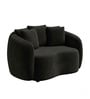 Valencia Royal 1 Seater Sofa In Black Color