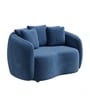Valencia Royal 1 Seater Sofa In Blue Color