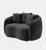 Valencia Royal 1 Seater Sofa In Charcoal Grey Color
