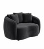 Valencia Royal 1 Seater Sofa In Charcoal Grey Color