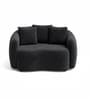 Valencia Royal 1 Seater Sofa In Charcoal Grey Color