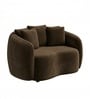 Valencia Royal 1 Seater Sofa In Dark Brown Color